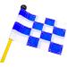 Crestgolf 2-Section Portable Backyard Golf Hole Cup & Flag Stick Set (White-Blue Checkered, 2-Pack) - Buy Online on GoSupps.com