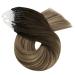 Moresoo Micro Loop Extensions - Real Remy Hair 55cm Dark Brown to Golden Brown with Cold Fusion Microring Extensions (1g/s 50g) - Shop Now! - Buy Online on GoSupps.com