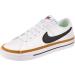 NIKE Women's Court Legacy Next Nature Sneaker 40 EU White Black Desert Ochre Team Orange