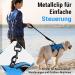 Rabbitgoo Breaking-Proof Dog Harness for Medium Dogs - Breathable Adjustable Padded Vest with Handle - Safe & Comfortable - Blue M - Buy Online on GoSupps.com