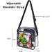 Clear Crossbody Bag - Stadium Approved Messenger Shoulder Bag for Work, Concerts & Sports Events - Buy Online on GoSupps.com
