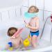 Kids Bath Shower Cap - Blue Shampoo Bath Visor for Toddlers, Infants - Hair Washing and Eye Protection - Buy Online on GoSupps.com
