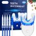 PingJuXuan LED Teeth Whitening Light Teeth Whitening Kit with 5 X 3ml Carbamide Peroxide Teeth Whitening Gel Safe Enamel Perfect ift for Parents Girlfriend/Boyfriend Gift.