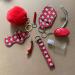PUEZOKLY 10-Pack Keychains Kit for Girls - Personal Sirens Set | Perfect Gift for Moms & Women - Red Style - Buy Online on GoSupps.com