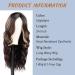 Long Brown Wavy Wig 24 Inch Highlight Wigs for Women Middle Part Curly Synthetic Hair Natural Looking Heat Resistant Fiber for Daily Party Use (Brown Mixed Blonde) - Buy Online on GoSupps.com