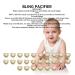 Personalized Golden Baby Pacifier & Clip | Custom Silicone Pacifier for Newborns - Dust Protection Ages 6-18 Months (Letter L) - Buy Online on GoSupps.com