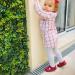 Dotty Fish Leather T-bar First Walking Shoes | Baby & Toddler Girls | Non-Slip | Size 6 UK Child | Red T Bar - Buy Online on GoSupps.com