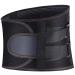 Men women keep the spine straight safe posture corset breathable lordosis support belt provides relief from back pain back support waist/belly black L