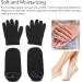 Moisturizing Gloves Gloves Socks Set for Dry Cracked Feet Hands Essential Oil Gel Spa Gloves Socks for Women Men Cotton Material (Black) - Buy Online on GoSupps.com