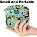 MUOOUM Menstrual Artery Bag - Stylish Zipper Bag for Tampons | 3D Mystical Snake Design Color 8 | Ideal for Women & Girls - 4.7x6.6x6.6 in (12x17x17 cm) - Buy Online on GoSupps.com