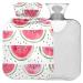 Naanle watermelon slice heat bottle with cover transparent hot water bottle 1l warm steadel for bed handfoot warmer pain relief warmth and cold therapy