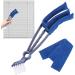 Shakven Blind Cleaner Duster Tool Crevice Cleaning Brush Double Head with 1 Removable Sleeve Crevice Brush Washable Window Cleaner Tool Reusable Crevice Cleaning Tool for Vertical Blinds Car Sapphire - Buy Online on GoSupps.com