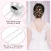 Kiiwah 32-Piece U-Shaped Hair Jewelry with Pearls - Elegant Hair Accessories for Brides & Parties | 4 Sizes Available - Silver - Buy Online on GoSupps.com