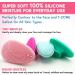 MARY LAVENDER Silicone Face Scrubber 4 Pack - Gentle Exfoliating Cleansing Brush for Blackhead Removal and Massaging - Suitable for All Skin Types - Buy Online on GoSupps.com