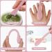 Prasacco 2 PCS Silicone Face Mask Brushes for Women - Double-Head Makeup Beauty Tool for Mud, Clay, Charcoal Masks - Pink Gray - Buy Online on GoSupps.com