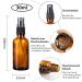 Suneast 5 Pack Small Brown Glass Spray Bottles - 30ml Fine Fog Atomizer for Perfume & Aromatherapy - Durable & Versatile - Buy Online on GoSupps.com