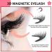 Icerostma Magnetic Eyelashes Giani Magnetic Lashes Kit Reusable Self Adhesive Eyelashes Magnetic Lashes with Applicator Soft Magnets False Eyelashes Easy to Wear (3pcs) - Buy Online on GoSupps.com