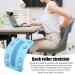 Durable Back Extensor & Lumbar Traction Device - Adjustable 56 Massage Points for Comfortable Stretching - Ideal for Men - Blue - Buy Online on GoSupps.com