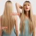 YOGFIT 24 Inch Clip-in Balayage Dark Blonde Hair Extension - 6PCS Thick Double Weft Soft Synthetic Fiber for Women - Buy Online on GoSupps.com