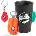 Cup made of ceramic with a professional climbing press |Key trailer with climate and manual beer opener - set for climbing and adventure