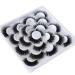 Newcally Lashes 3D Fake Eyelashes 18MM Dramatic Fluffy Faux Mink 10 Pairs - Long Volume False Eye Lashes | 1-Drama - Buy Online on GoSupps.com