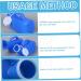 2Pcs Urinal for Men 1200ML Portable Urinal Spill Proof Pee Bottles with Lid & Handle Thick Plastic Male Urinal Large Opening Mens Urinals with Wraped Edge for Travel Hospital White Portable - Buy Online on GoSupps.com