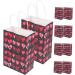 Gatuida 30 Pcs Valentine's Day Tote Valentines Day Goodie Bags Kids Birthday Storage Bag Organizer Heart Gift Bag Valentine Bags with Handles Love Heart Bag Kids Gifts Paper Souvenir Candy - Buy Online on GoSupps.com