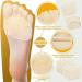 Women's Metatarsal Pads - 4 Pairs for Ball of Foot Cushioning and Pain Relief | Toe Separator Socks for Support | Size 4-6 - Buy Online on GoSupps.com