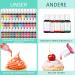 36 Highly Concentrated Liquid Food Colors - 6ml Bottles for Cookies Fondant Macarons Soaps & Crafts - Vibrant DIY Coloring - Buy Online on GoSupps.com