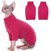 Iecoii dog sweater sweater for dogs dog sweaters for small medium-sized large dogs warm turtleneck dog sweater winter dog clothing for cats Chihuahua French bulldog Labrador X-Small Rose-Red