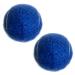 Mxkoso Precut Walker Tennis Balls Heavy Duty Long Lasting Felt Pad Glide Coverings for Chairs Desks Furniture Legs and Floor Protection 2 PCS (Navy Blue)