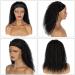 SIADEE Brazilian Curly Human Hair Headband Wig for Black Women - 14 Inch, 150% Density Natural Black, Glueless None Lace Front, Machine Made - Pack of 1 - Buy Online on GoSupps.com