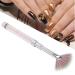 Fan-Shaped Nail Brush | Acrylic-Liner Removal Tool | Rhinestone Handle & Nylon Hair | Perfect for Nail Art & Manicure - Buy Online on GoSupps.com