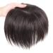 Real Hair Topper for Short Hair - Hand-Knotted Clip-In Crown for Thinner Hair 5x8cm Dark Brown - Buy Online on GoSupps.com