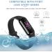 3 Pack Soft Silicone Sport Replacement Bands for Fitbit Luxe Women Small - Black, White, Gray | Includes Screen Protector Case - Buy Online on GoSupps.com