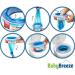 BabyBreeze Diaper Pail Refills Bags - Playtex Diaper Genie Compatible - 1960 Count (7 Pack) - Buy Online on GoSupps.com