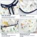 Waterproof Baby Bibs with Sleeves - 3 Pcs Painting Apron Bibs for Infants & Toddlers | Adjustable Closure & Large Pocket - White - Buy Online on GoSupps.com