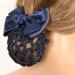MOTZU 9-Piece Bowknot Hair Clip Set in Red | Women's Snood Net Barrette Bun Cover with Lace Bow Detail - Buy Online on GoSupps.com