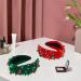 Miaija 2Pieces Chrismas Pearl Knotted Headband Green Red Wide Headbands Rhinestone Hair Hoop Fashion for Women Girls Hair Accessories - Buy Online on GoSupps.com
