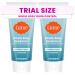 Lume Whole Body Deodorant - Mini Travel Size Invisible Cream Tube - Trial Size - 72 Hour Odor Control - Doctor Developed - Aluminum Free Baking Soda Free - .5oz (Pack of 2) (Unscented)