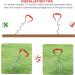 EfuturTime Large Dog Tie-Out with 3m Leash & Ground Anchor | Ideal for Outdoor Camping & Farms | Perfect for Small to Large Dogs - Buy Online on GoSupps.com