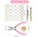 1014 Pcs Nail Art Dangle Charms Piercing Tool Set - TOROKOM Hand Drill, Jump Rings, Pliers, Tweezers - Buy Online on GoSupps.com