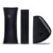 URAQT Car Seat Belt Pad Seatbelt Pillow with Kids Seatbelt Adjuster 3pcs/Set Comfortable Car Seat Belt Cover Shoulder Pads for Kids and Adults Black