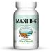 Maxi Health B-6 - Vitamin B6-100 mg Cardiovascular Health - 100 Tablets - Kosher (100 Pack) 100 Count (Pack of 2)