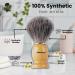 Synthetic Bristles Shaving Brush For Men Engineered for The Best Shave of Your Life. Shaving Brush - Shave Brush for Wet Shave for Safety Razor Double Edge Razor Straight Razor Shaving Razor Brown Original - Buy Online on GoSupps.com