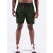 NELEUS Men's 7-Inch Workout Running Shorts with Pockets - 3 Pack (Black/Grey/Olive Green) - Size Large | Lightweight & Durable - Buy Online on GoSupps.com