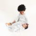 Ribbed Cotton Zip Up Baby Sleepsuits for Unisex Newborn 18-24 Months - White - Buy Online on GoSupps.com