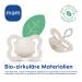 Mam Supreme Schnuller Set of 2 | Baby Pacifiers for Dental & Jaw Development | Prevents Skin Irritation | 0-6 Months | Bird/Daisy Purple & Beige-Tartrosa - Buy Online on GoSupps.com
