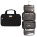Buy LAURA GELLER NEW YORK Quilted Folding Travel Makeup Bag - Black Hanging Toiletry Organizer | Large Capacity & Easy to Clean - Perfect for International Travel - Buy Online on GoSupps.com