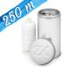 Dental floss campaign Fluffy Expanding Premium Dental Floss waxed white (250 m spool + dispenser)